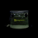 RidgeMonkey Perspective Collapsible Water Bucket, Faltsch&uuml;ssel, Falteimer, mit Klarsichtfenster, Front transparent 10 Liter, 15 Liter..